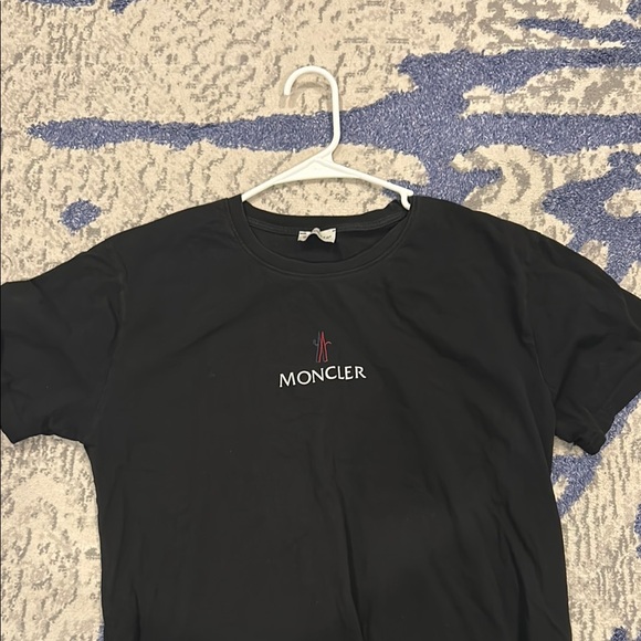 Moncler Classic Black Short Sleeve Tee - Picture 1 of 3